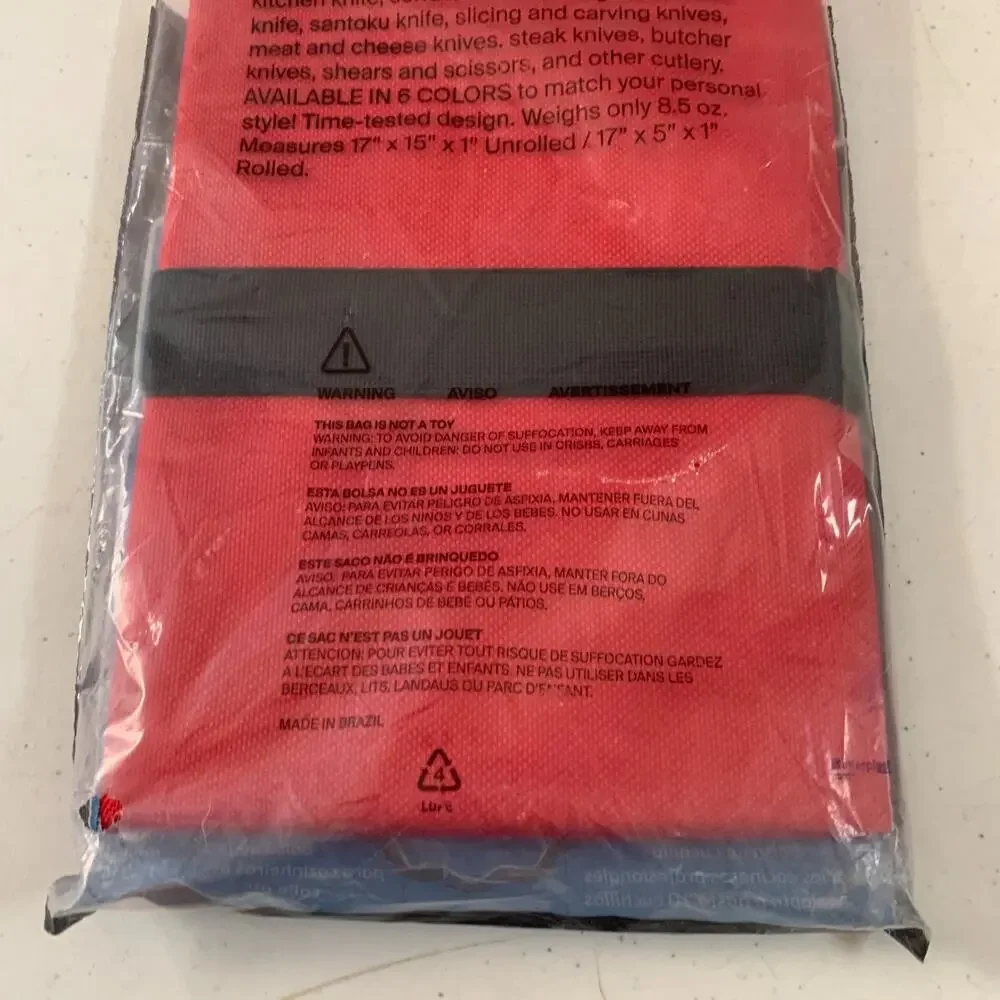 Dam Chef Knife Roll Bag For Professional Chefs Fits Up To 10 Knifes Brand New